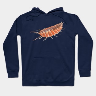 Porcellionides pruinosus "Orange" Isopod Hoodie